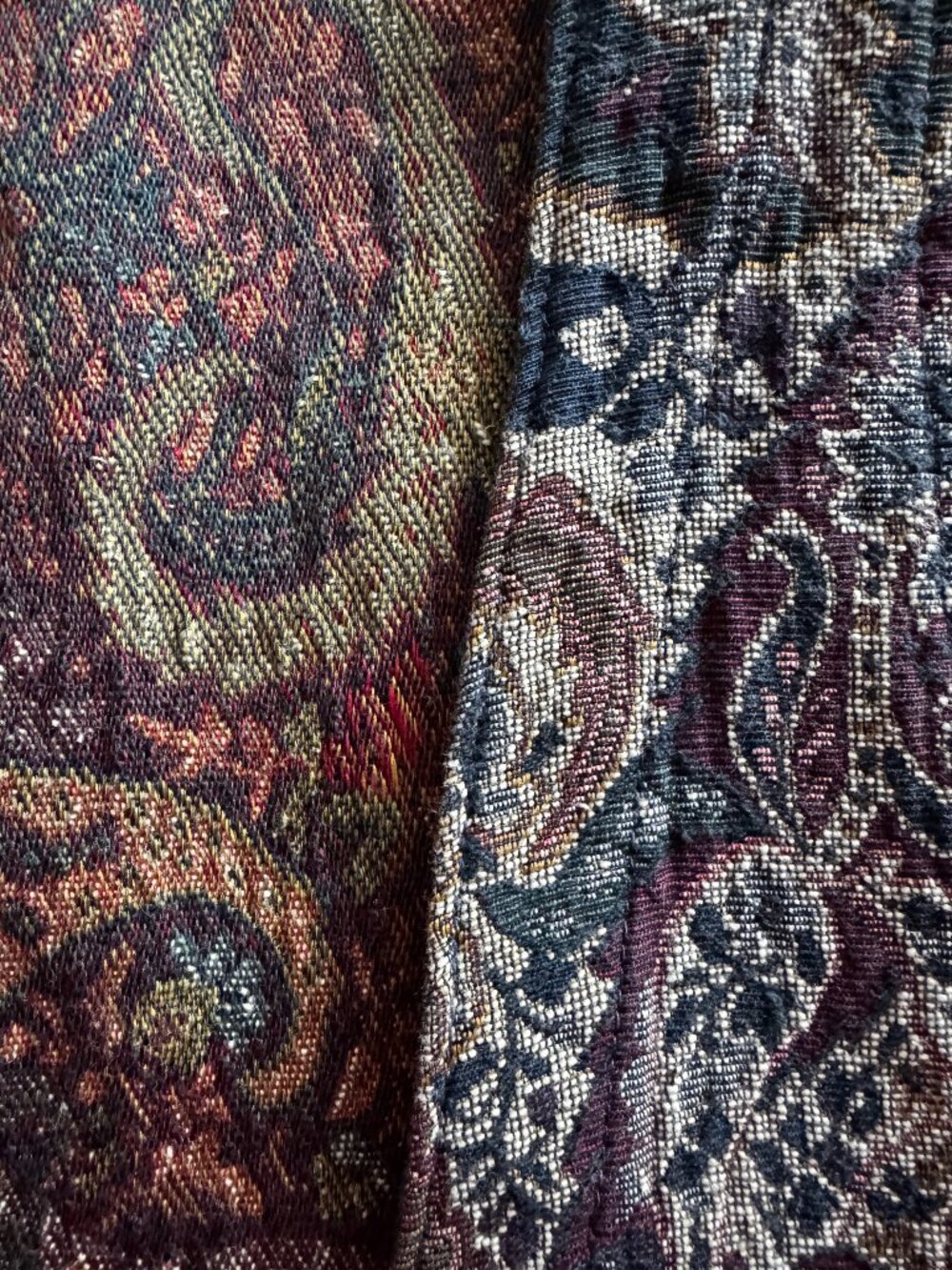 Vintage 90s Got You Covered Woven Tapestry Paisley Vest - Picture 5 of 13